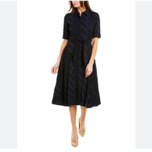 Donna Karan Navy Shirt MIDI Dress NWT